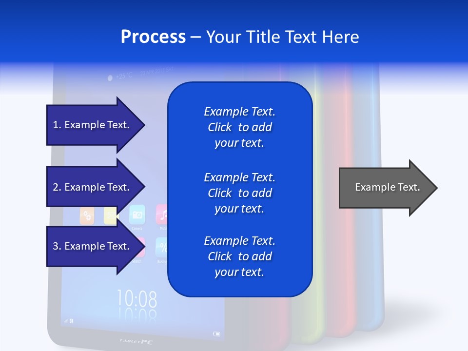 Electronic Notebook Communicator PowerPoint Template