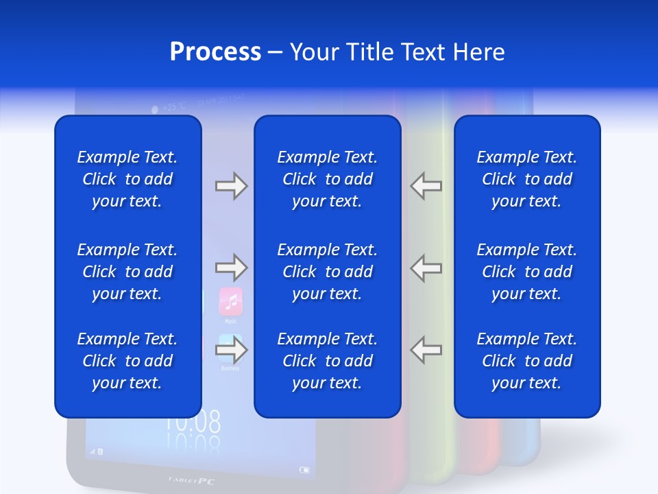 Electronic Notebook Communicator PowerPoint Template