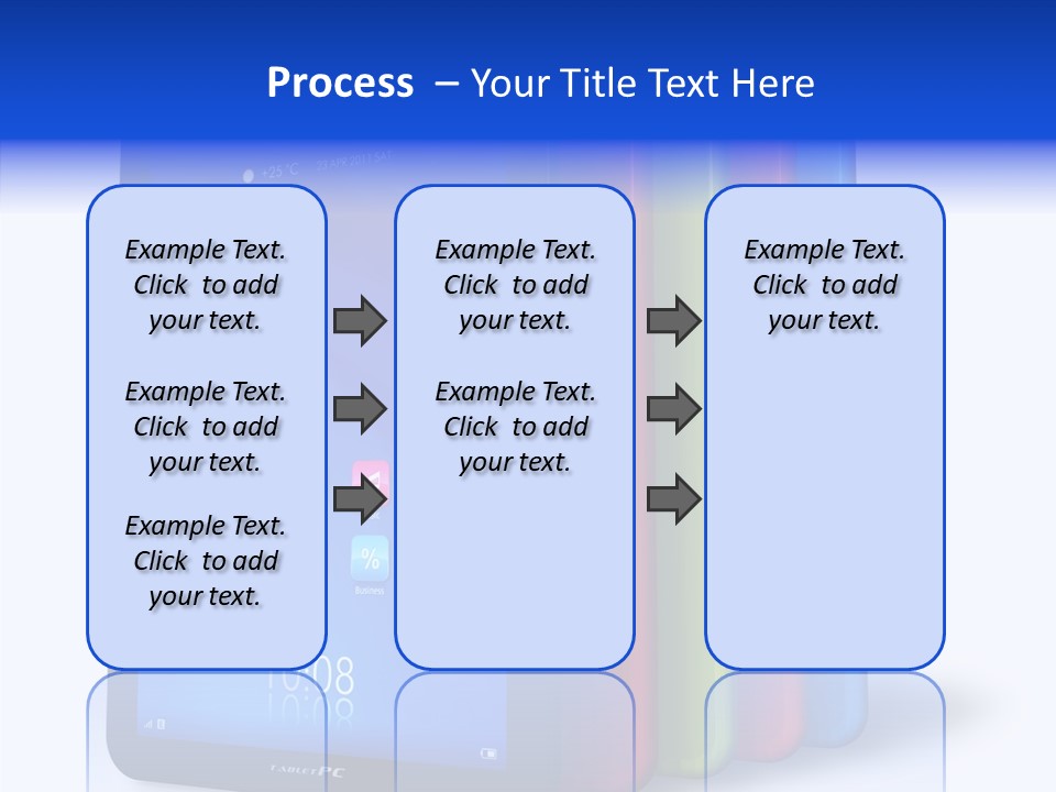 Electronic Notebook Communicator PowerPoint Template