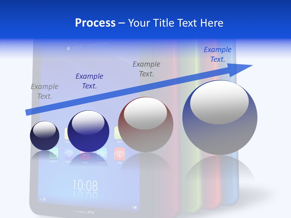 Electronic Notebook Communicator PowerPoint Template