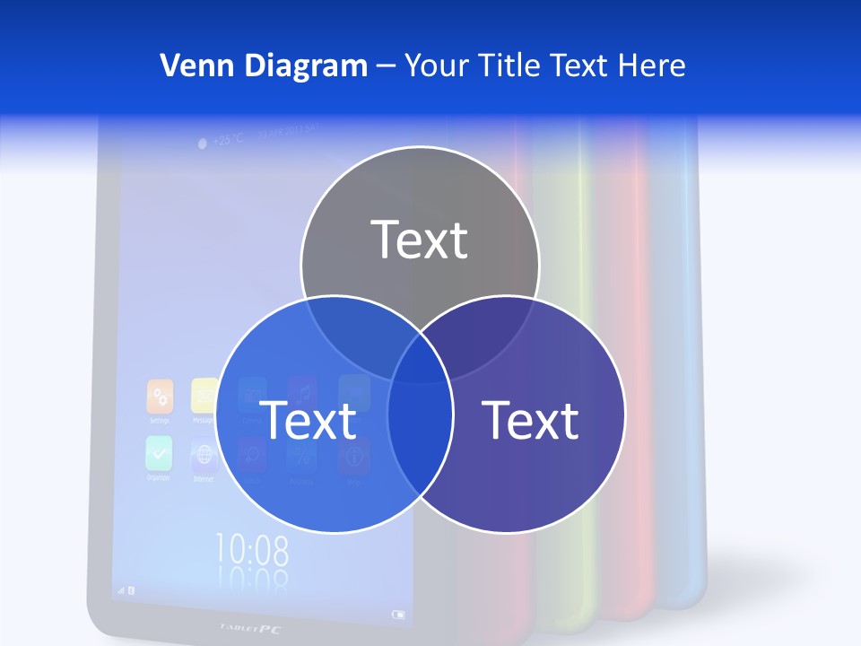 Electronic Notebook Communicator PowerPoint Template