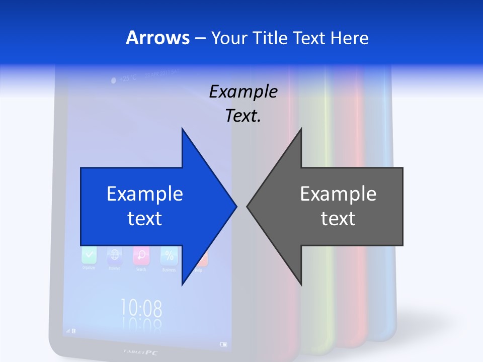 Electronic Notebook Communicator PowerPoint Template