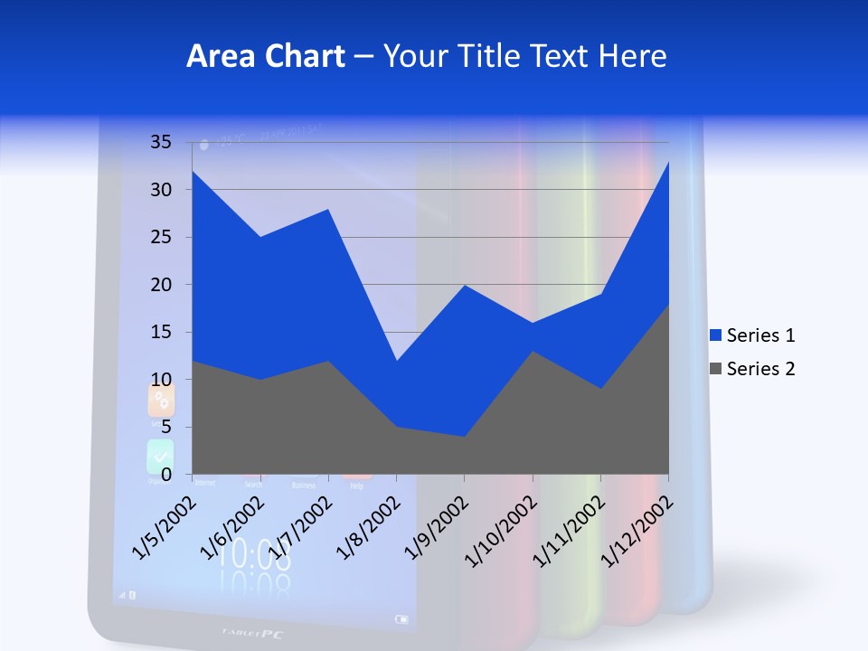 Electronic Notebook Communicator PowerPoint Template