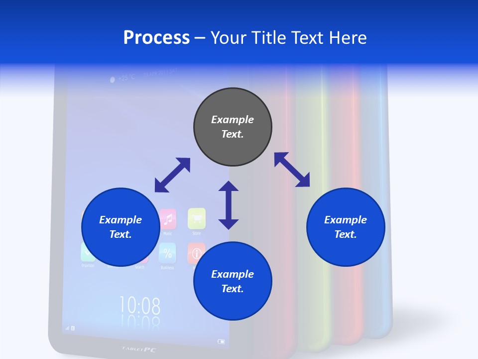 Electronic Notebook Communicator PowerPoint Template