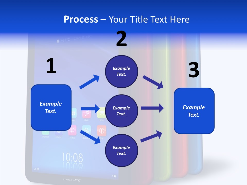 Electronic Notebook Communicator PowerPoint Template