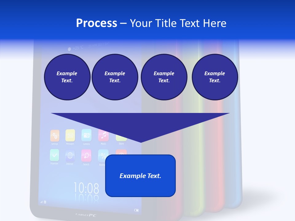 Electronic Notebook Communicator PowerPoint Template