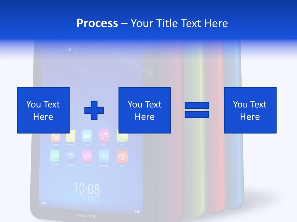 Electronic Notebook Communicator PowerPoint Template