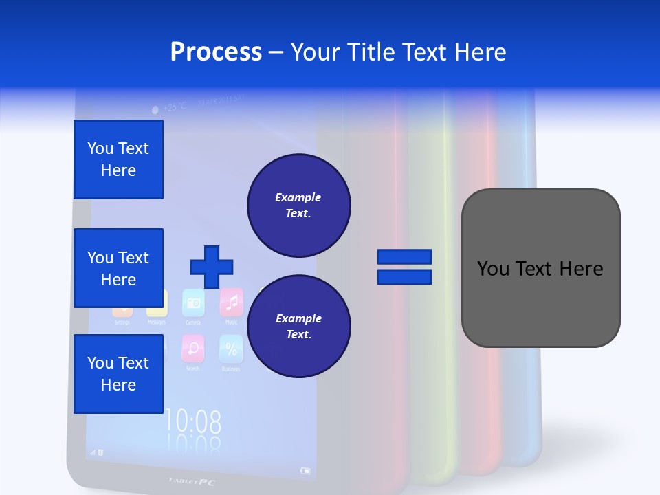 Electronic Notebook Communicator PowerPoint Template