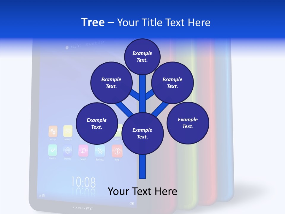 Electronic Notebook Communicator PowerPoint Template