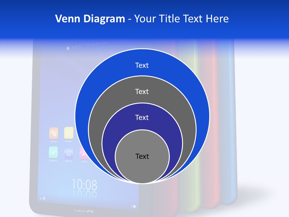 Electronic Notebook Communicator PowerPoint Template