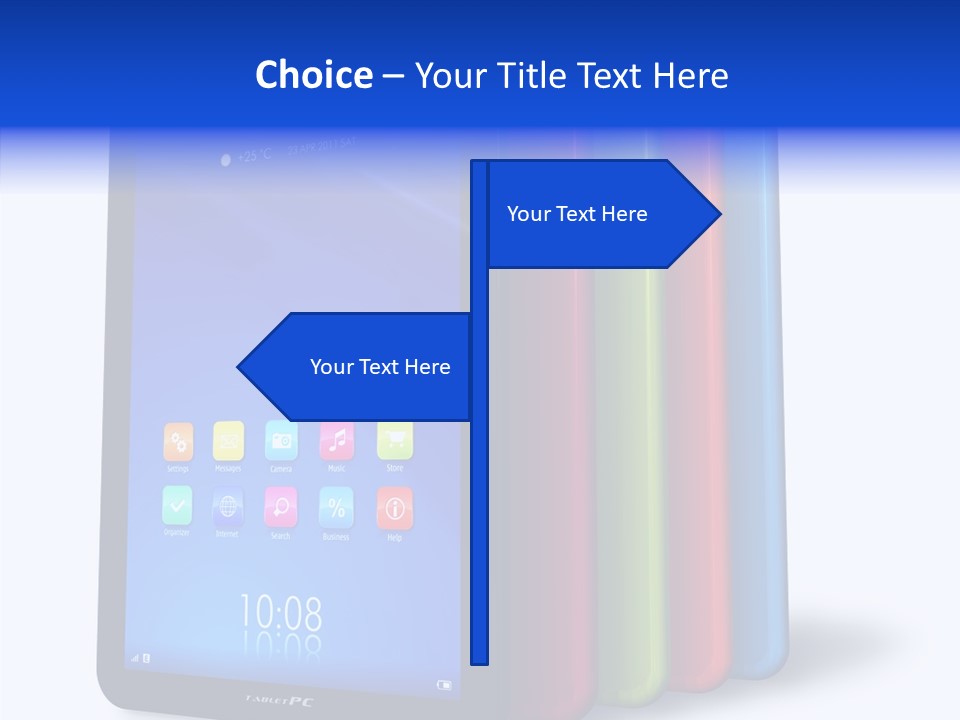 Electronic Notebook Communicator PowerPoint Template