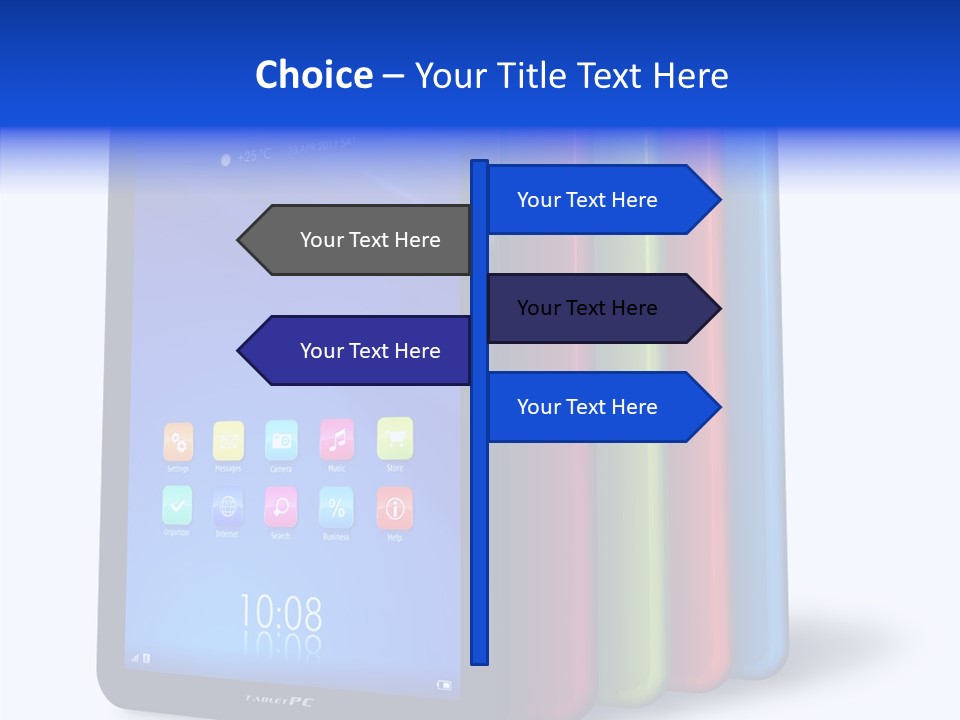 Electronic Notebook Communicator PowerPoint Template