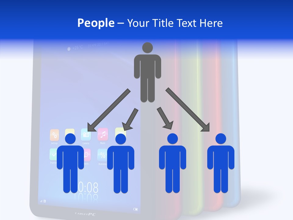 Electronic Notebook Communicator PowerPoint Template