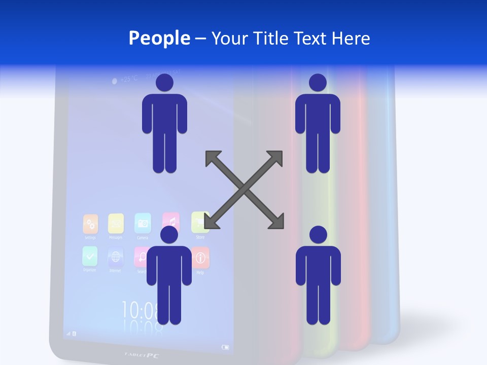 Electronic Notebook Communicator PowerPoint Template