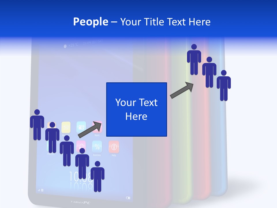 Electronic Notebook Communicator PowerPoint Template
