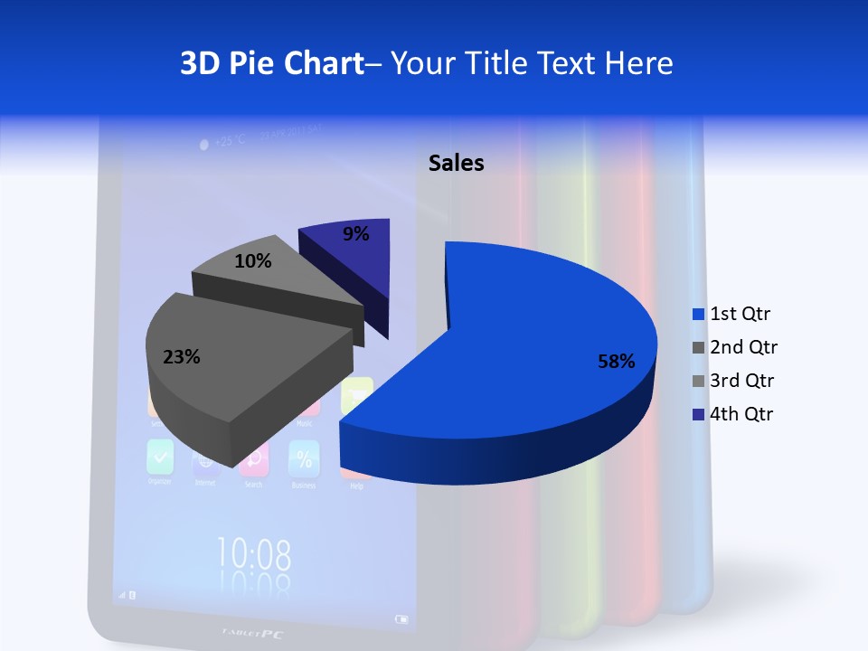 Electronic Notebook Communicator PowerPoint Template