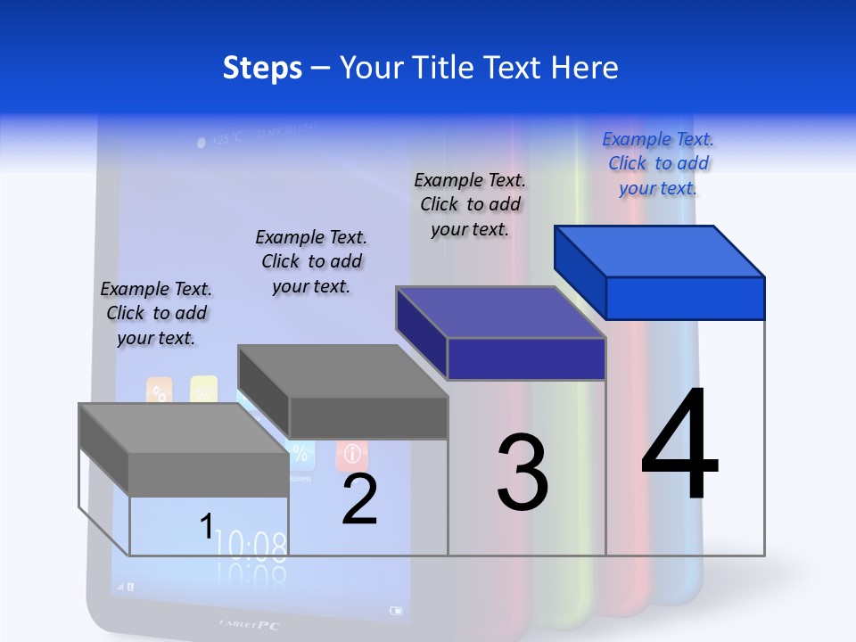Electronic Notebook Communicator PowerPoint Template