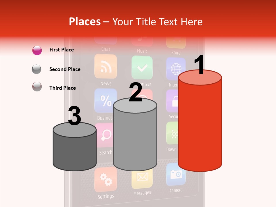 Black Messaging Dialing PowerPoint Template