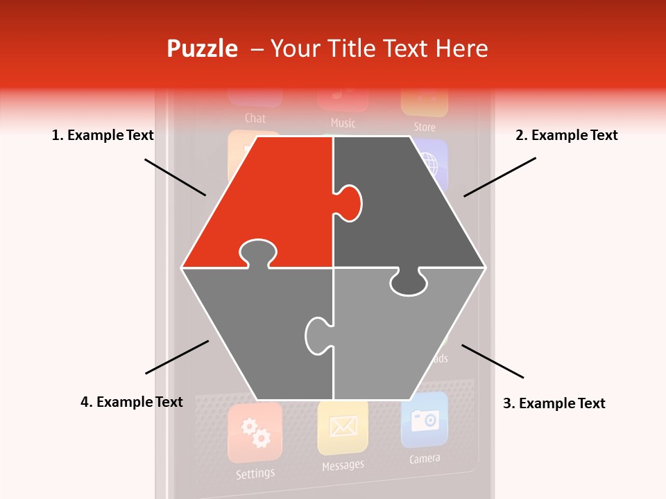 Black Messaging Dialing PowerPoint Template