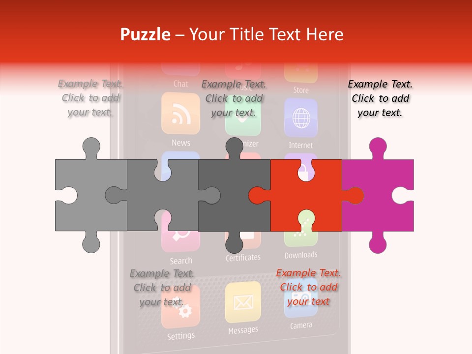 Black Messaging Dialing PowerPoint Template