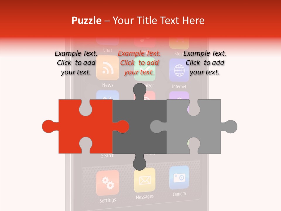 Black Messaging Dialing PowerPoint Template