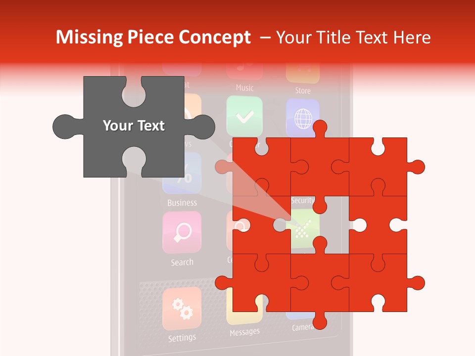 Black Messaging Dialing PowerPoint Template