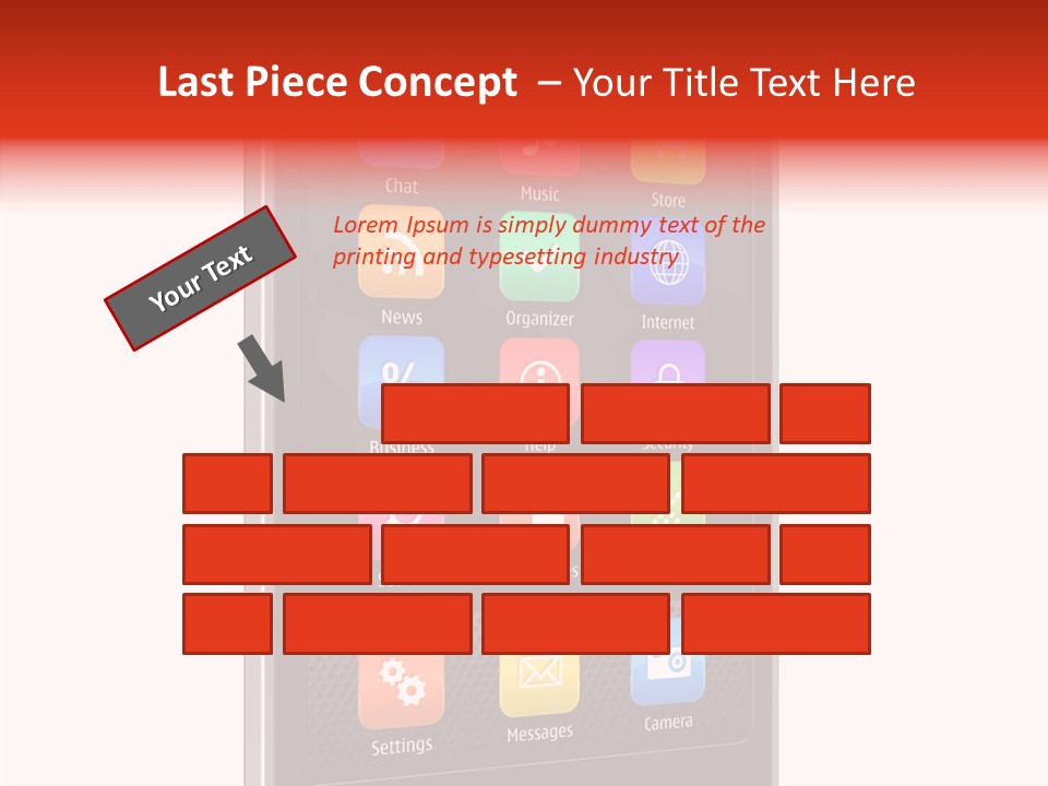 Black Messaging Dialing PowerPoint Template