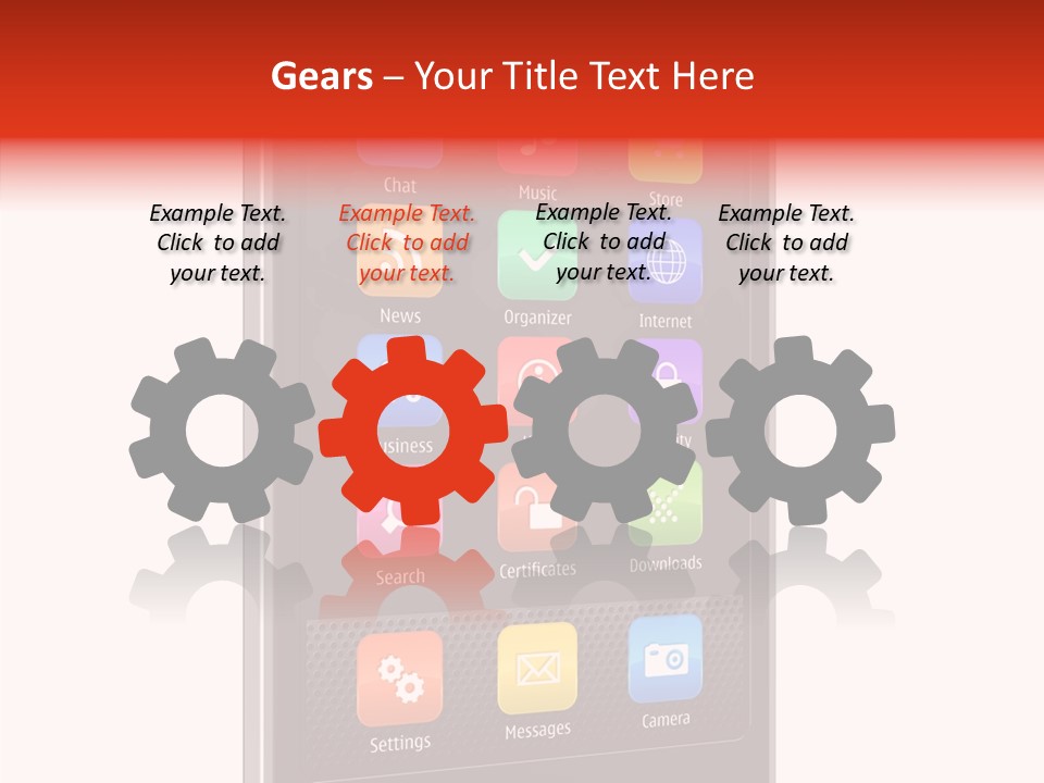 Black Messaging Dialing PowerPoint Template