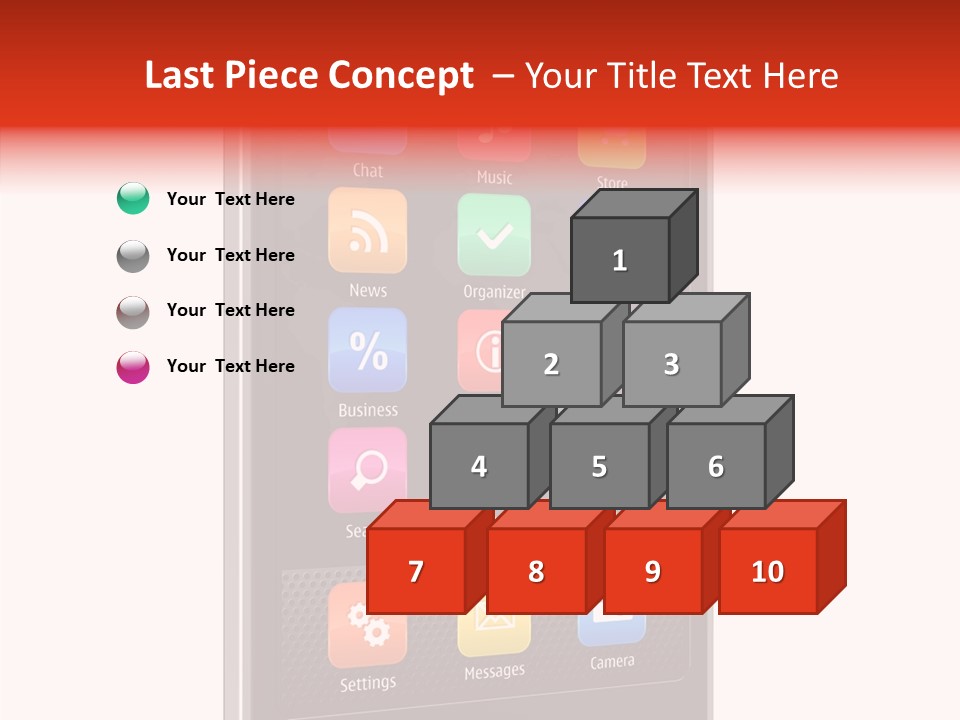Black Messaging Dialing PowerPoint Template