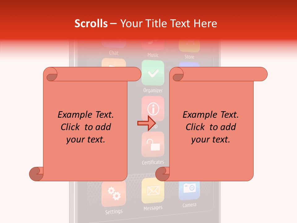 Black Messaging Dialing PowerPoint Template
