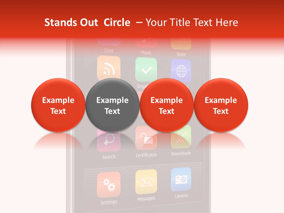 Black Messaging Dialing PowerPoint Template