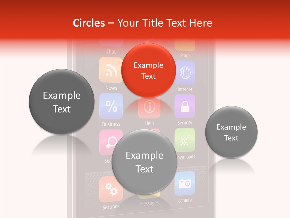 Black Messaging Dialing PowerPoint Template