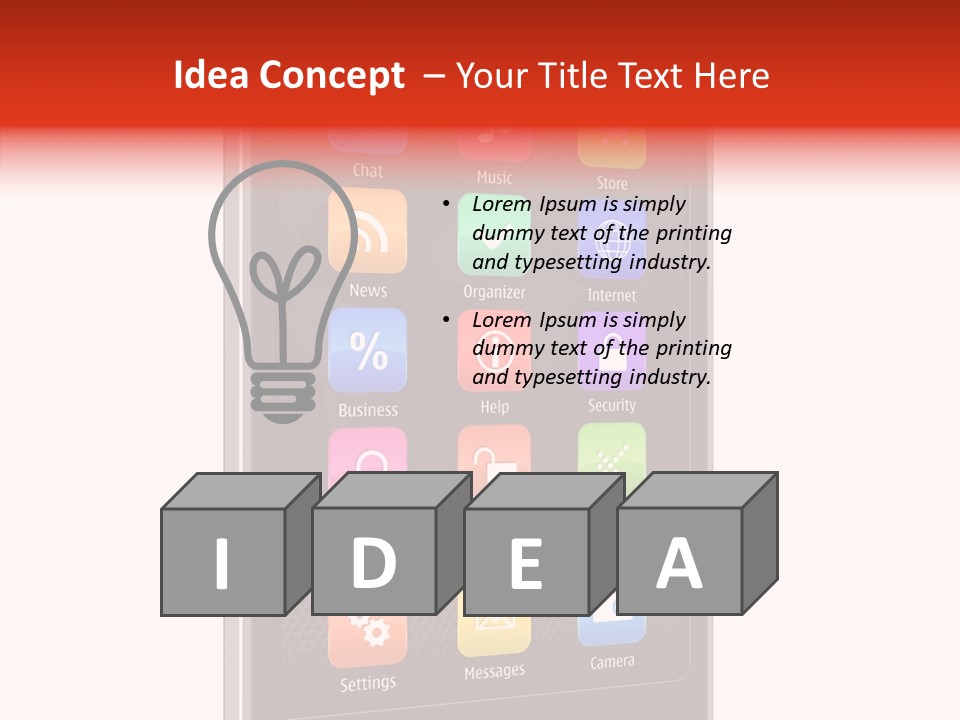 Black Messaging Dialing PowerPoint Template