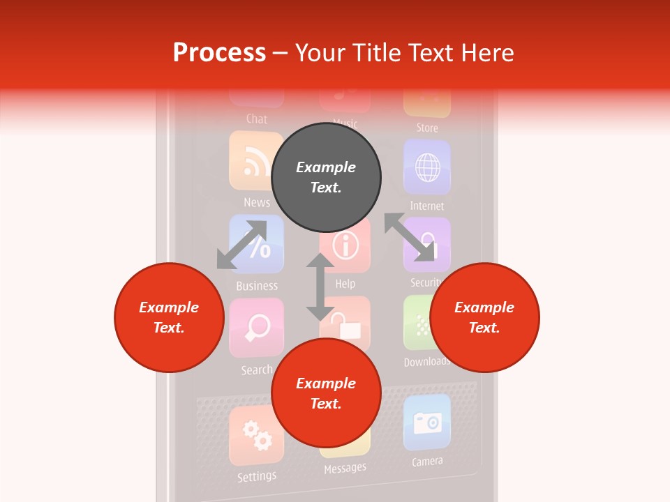 Black Messaging Dialing PowerPoint Template
