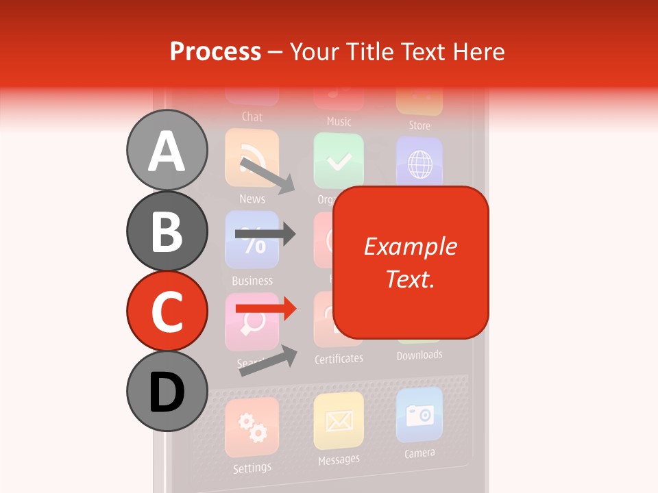 Black Messaging Dialing PowerPoint Template
