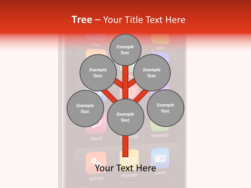 Black Messaging Dialing PowerPoint Template