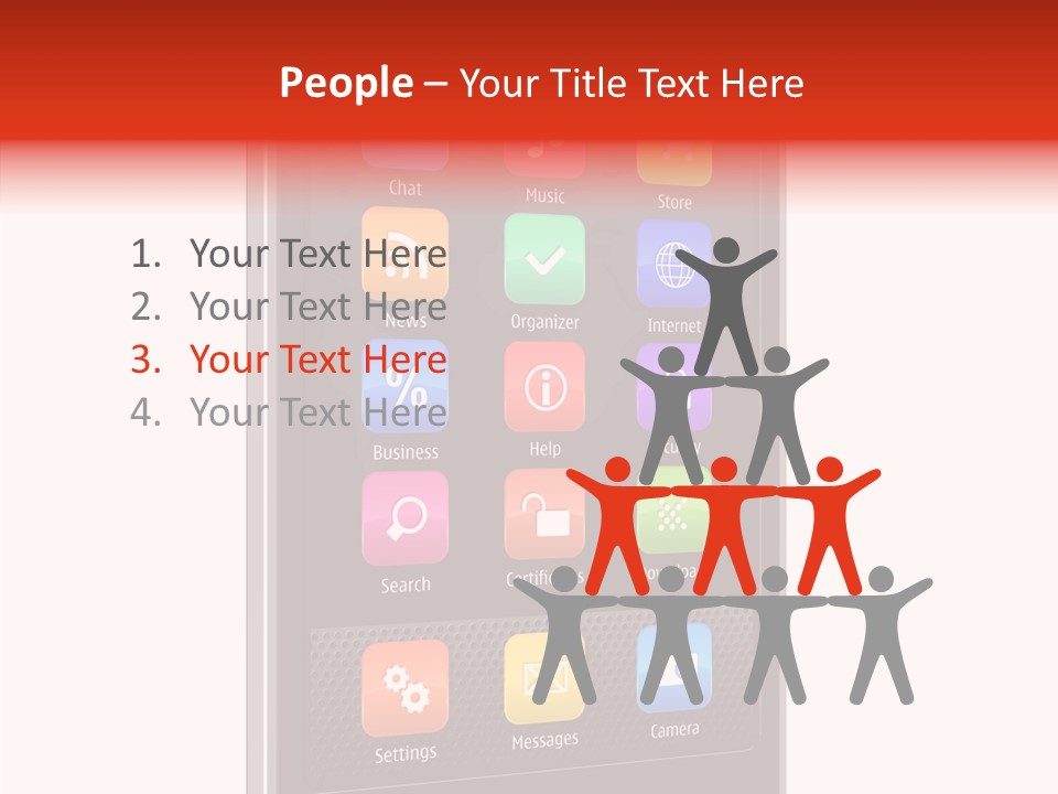 Black Messaging Dialing PowerPoint Template