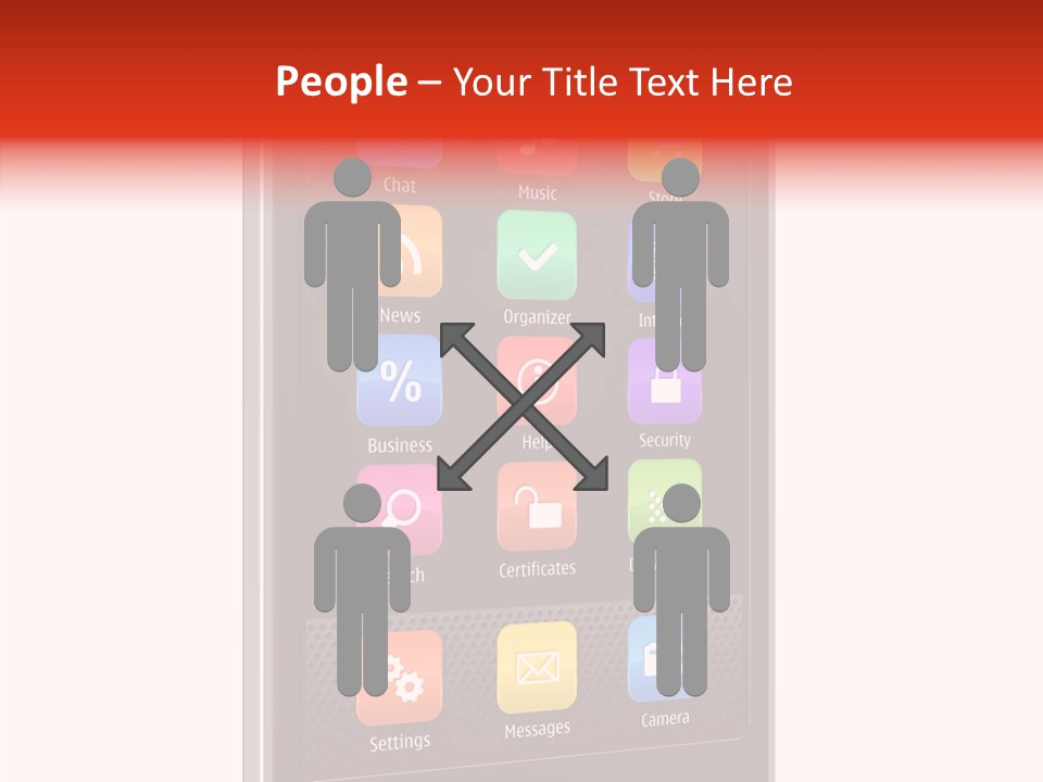 Black Messaging Dialing PowerPoint Template