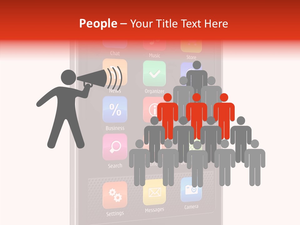 Black Messaging Dialing PowerPoint Template