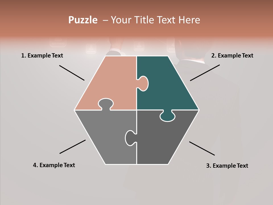 Future E Mail Symbol PowerPoint Template