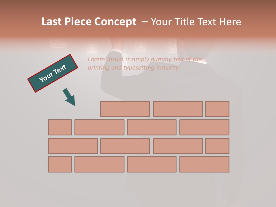 Future E Mail Symbol PowerPoint Template