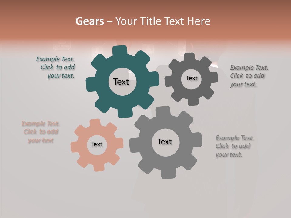 Future E Mail Symbol PowerPoint Template