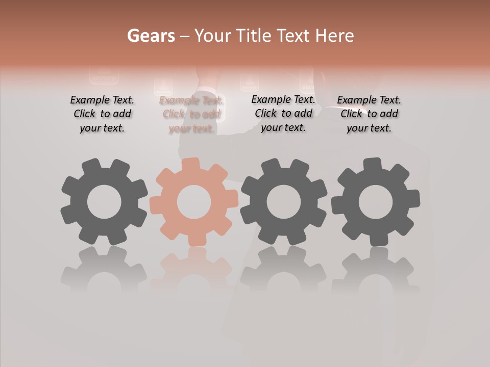 Future E Mail Symbol PowerPoint Template