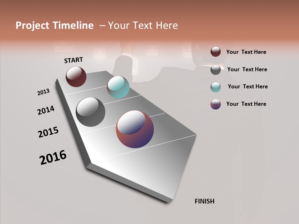 Future E Mail Symbol PowerPoint Template