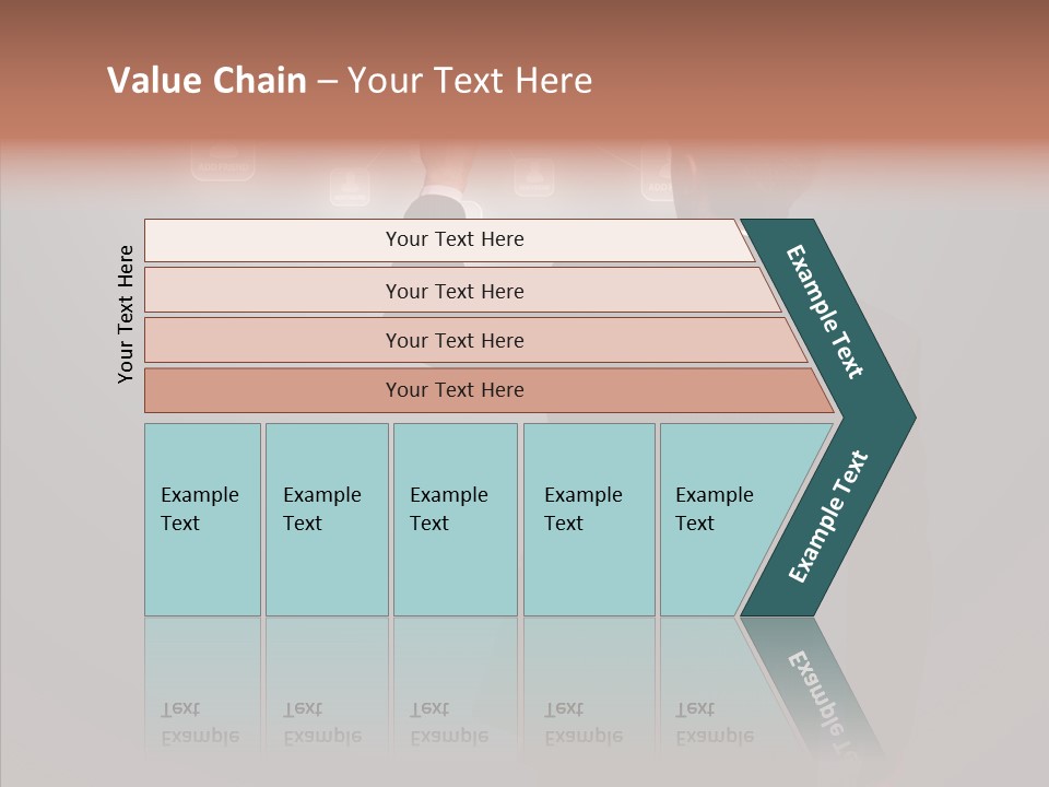 Future E Mail Symbol PowerPoint Template