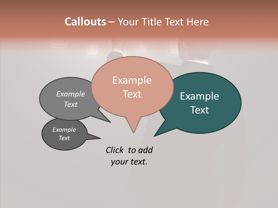 Future E Mail Symbol PowerPoint Template