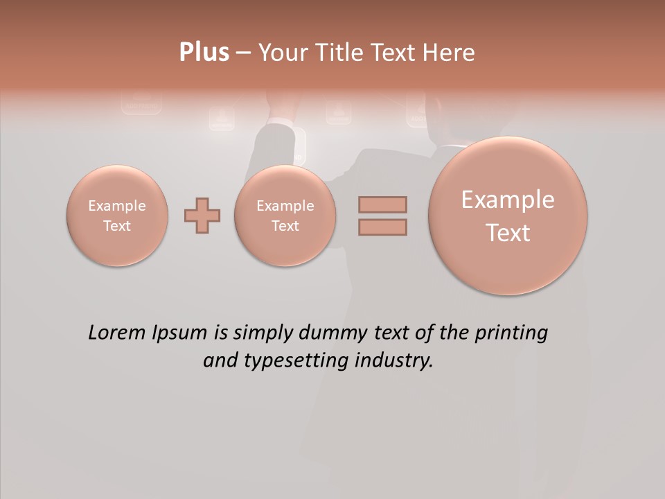 Future E Mail Symbol PowerPoint Template