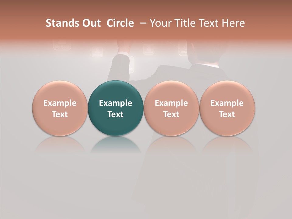 Future E Mail Symbol PowerPoint Template