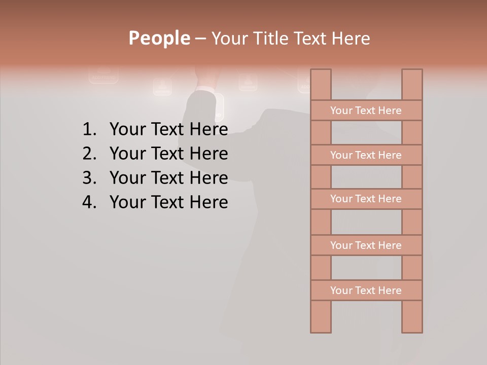 Future E Mail Symbol PowerPoint Template