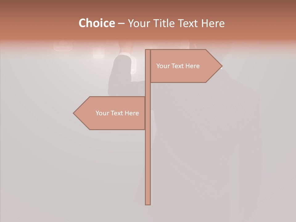 Future E Mail Symbol PowerPoint Template